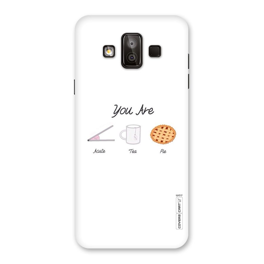 Acute Tea Pie Back Case for Galaxy J7 Duo