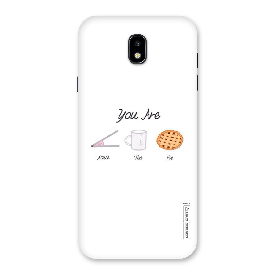 Acute Tea Pie Back Case for Galaxy J7 Pro