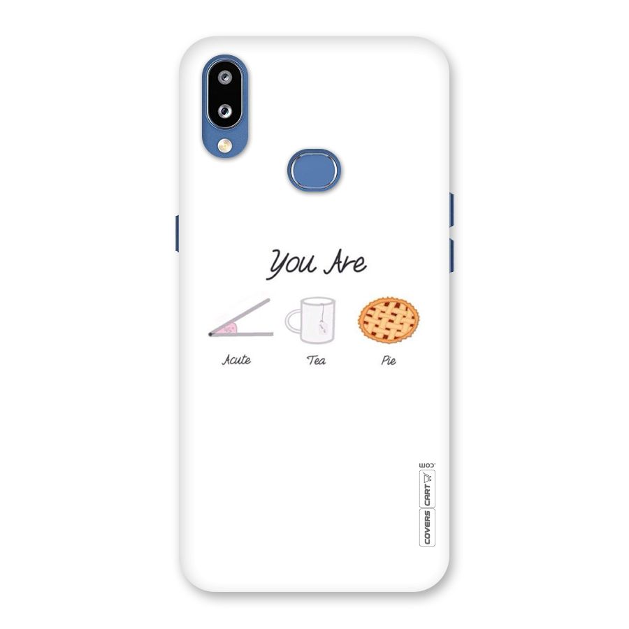 Acute Tea Pie Back Case for Galaxy M01s