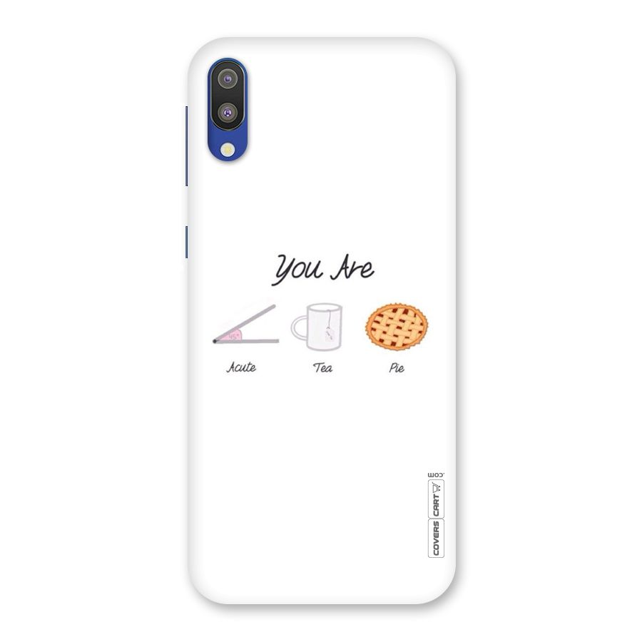 Acute Tea Pie Back Case for Galaxy M10