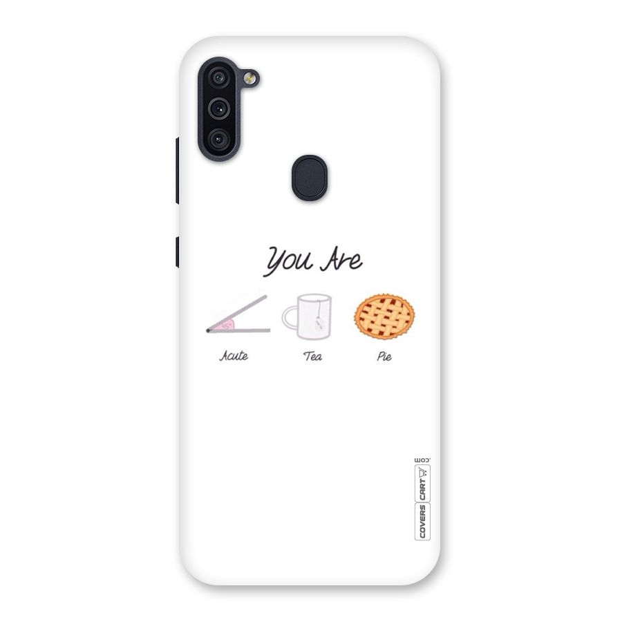 Acute Tea Pie Back Case for Galaxy M11