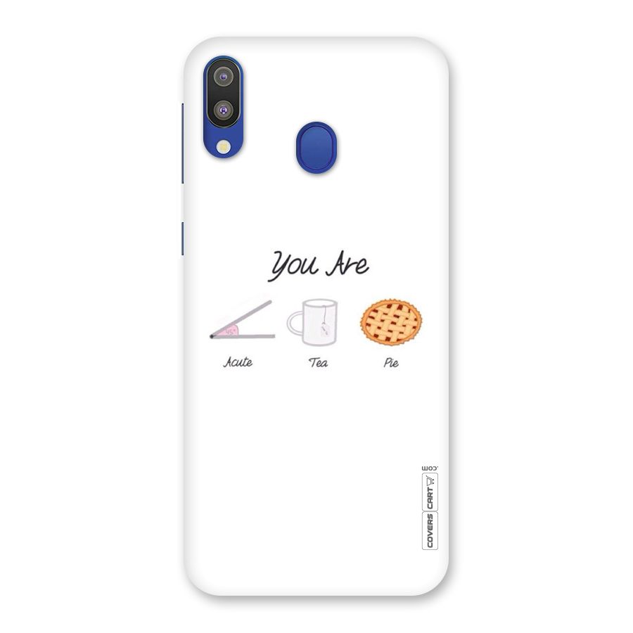 Acute Tea Pie Back Case for Galaxy M20