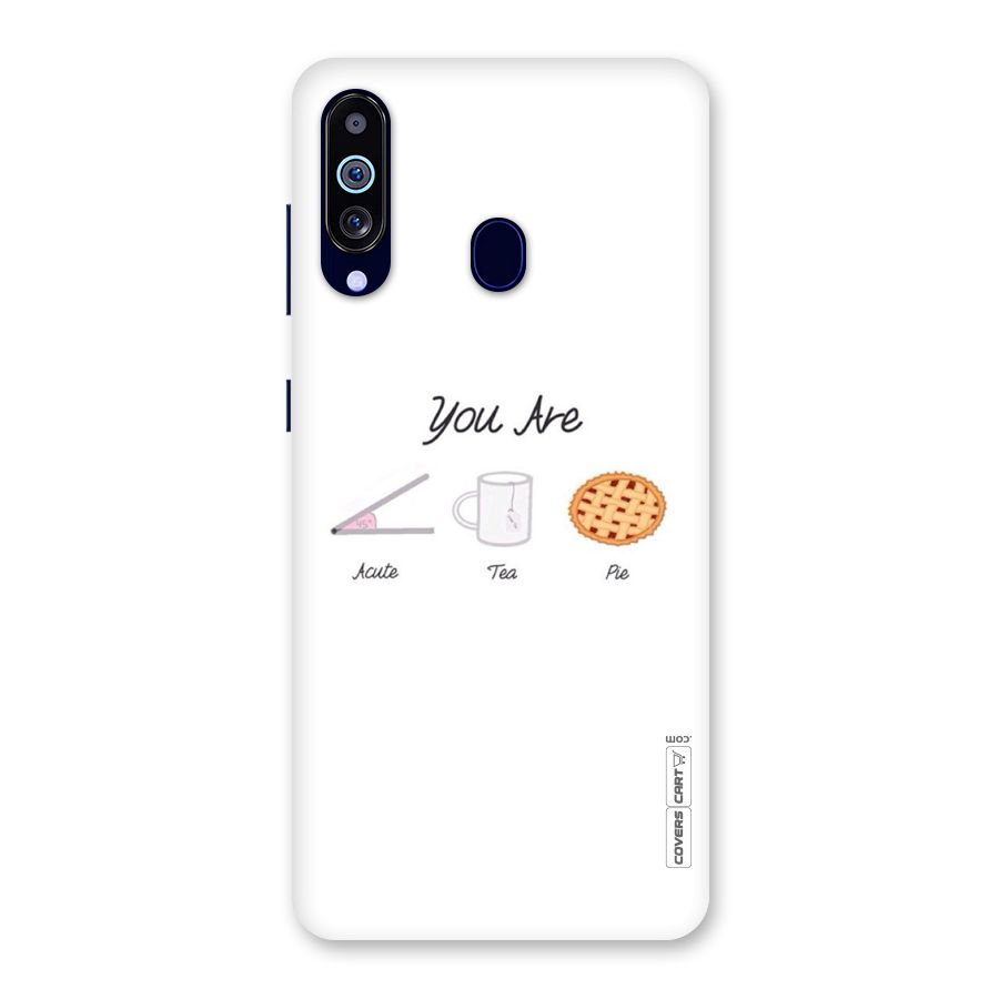 Acute Tea Pie Back Case for Galaxy M40
