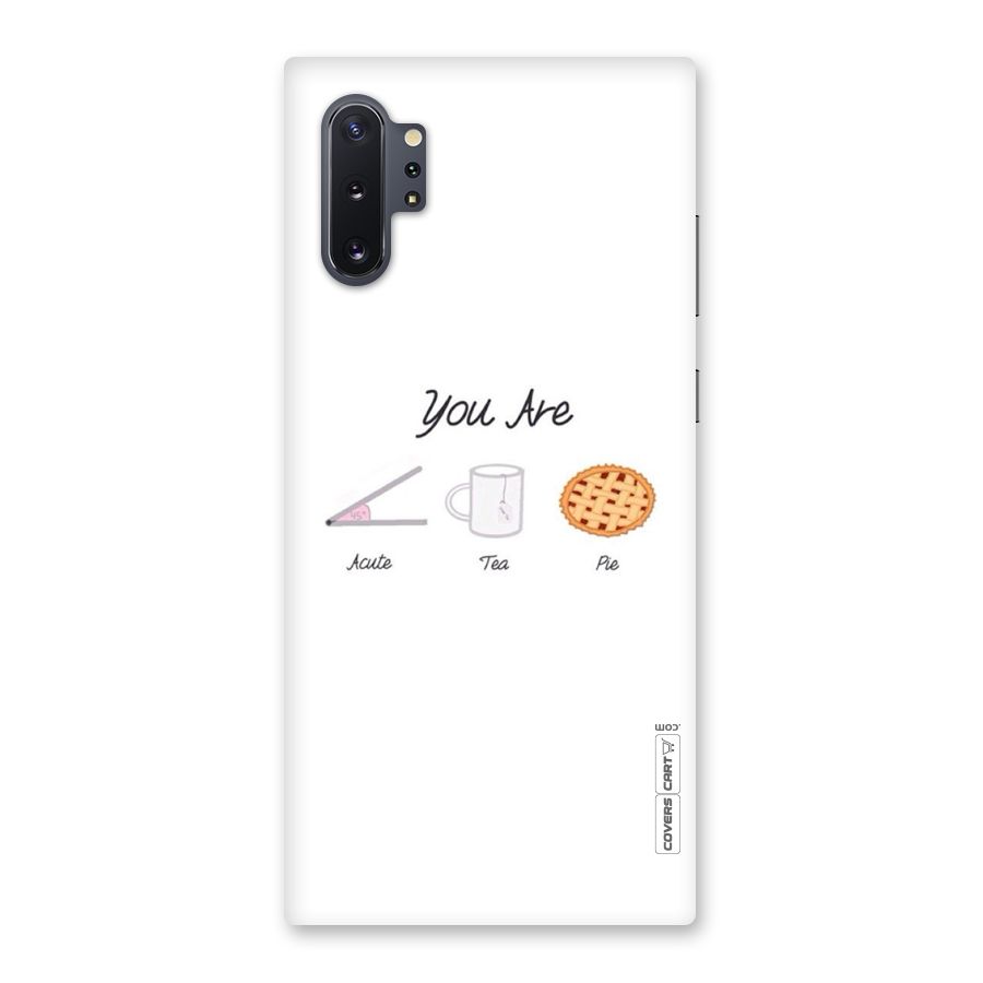 Acute Tea Pie Back Case for Galaxy Note 10 Plus