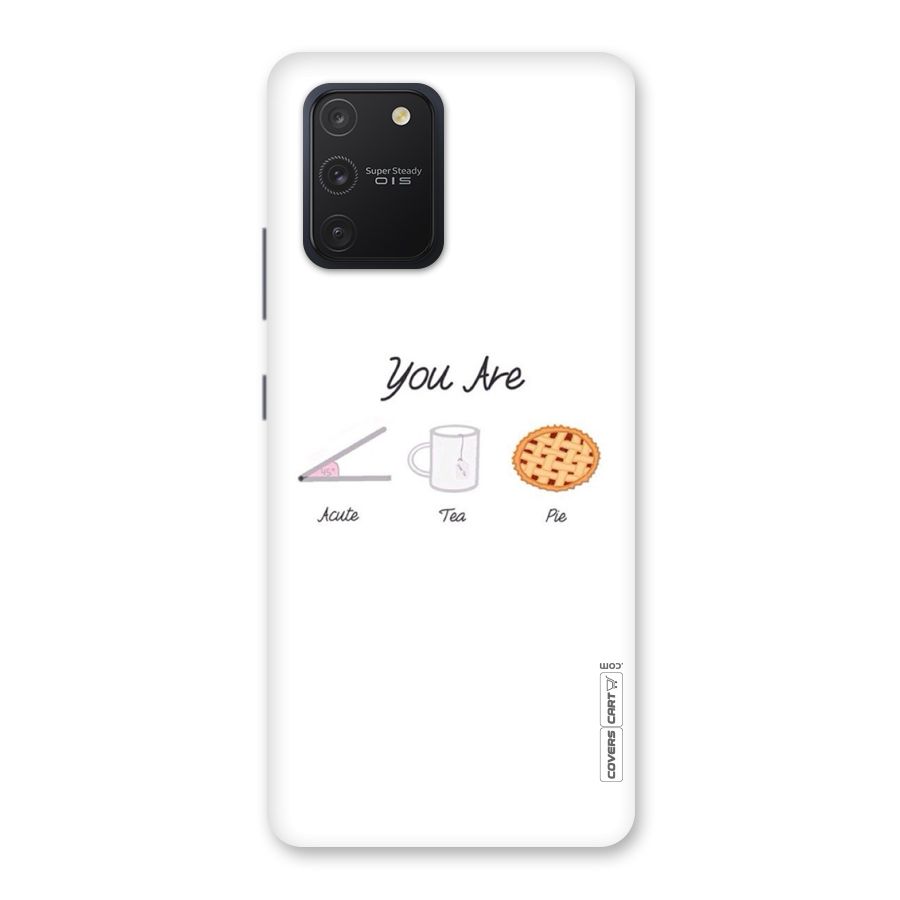 Acute Tea Pie Back Case for Galaxy S10 Lite