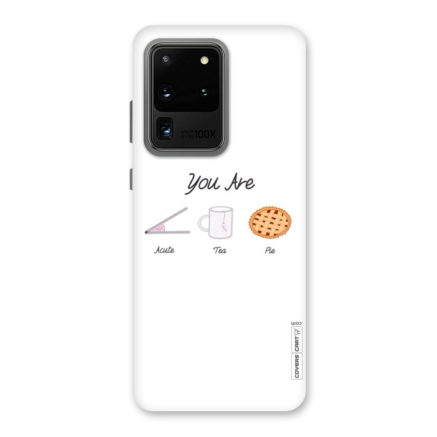 Acute Tea Pie Back Case for Galaxy S20 Ultra
