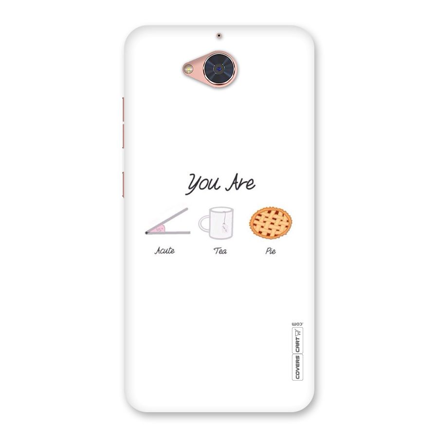 Acute Tea Pie Back Case for Gionee S6 Pro