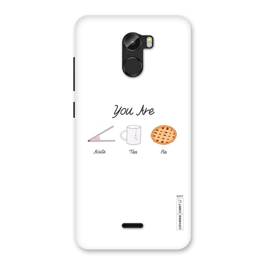 Acute Tea Pie Back Case for Gionee X1