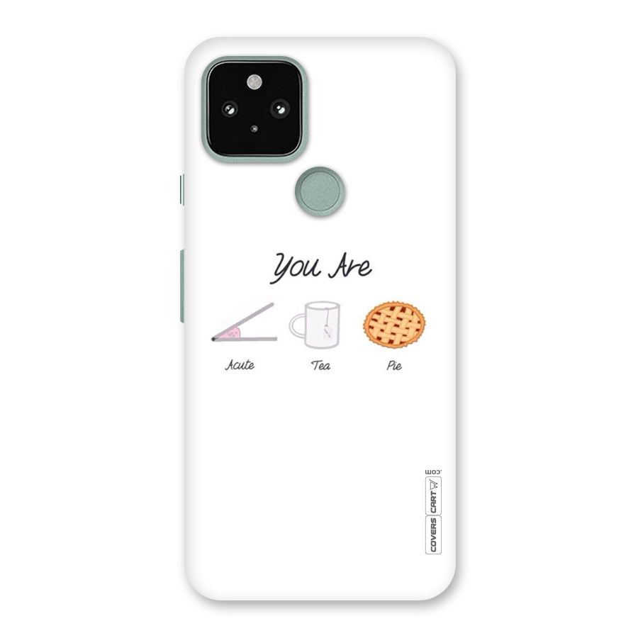 Acute Tea Pie Back Case for Google Pixel 5