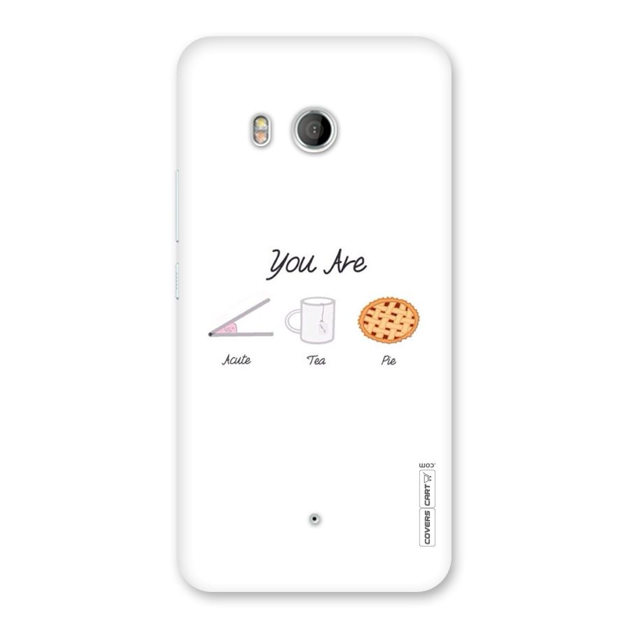 Acute Tea Pie Back Case for HTC U11