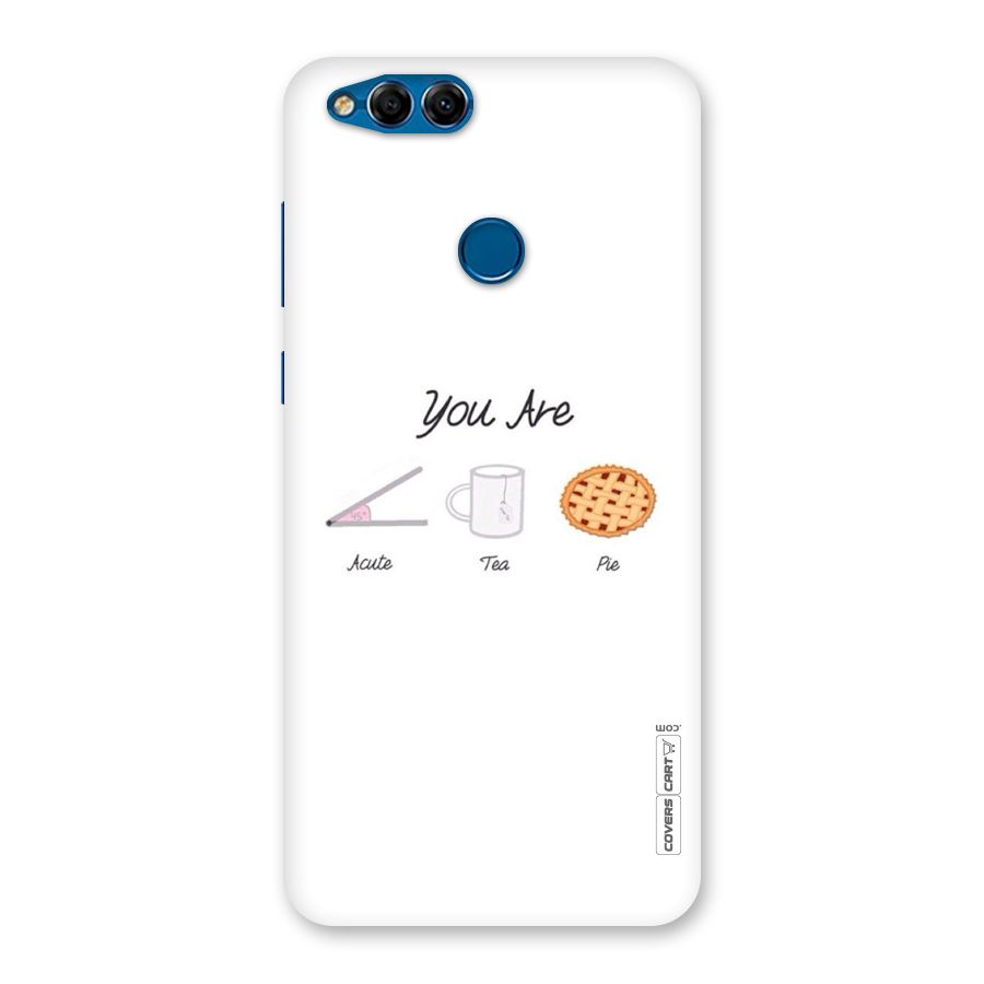 Acute Tea Pie Back Case for Honor 7X