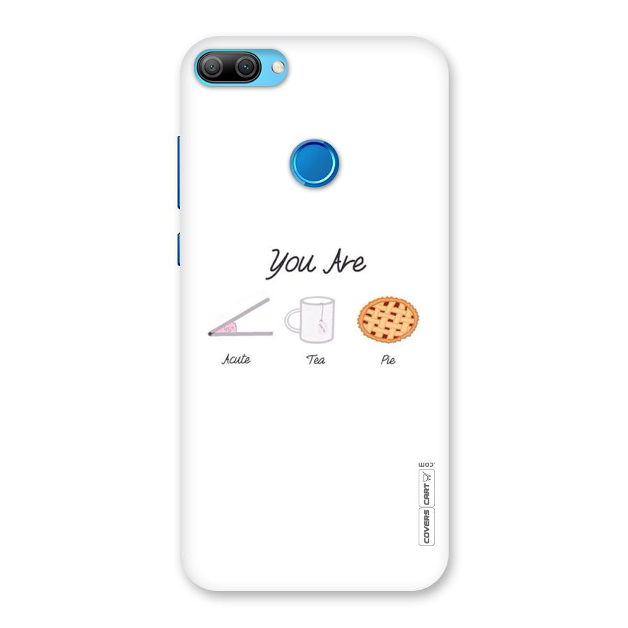 Acute Tea Pie Back Case for Honor 9N