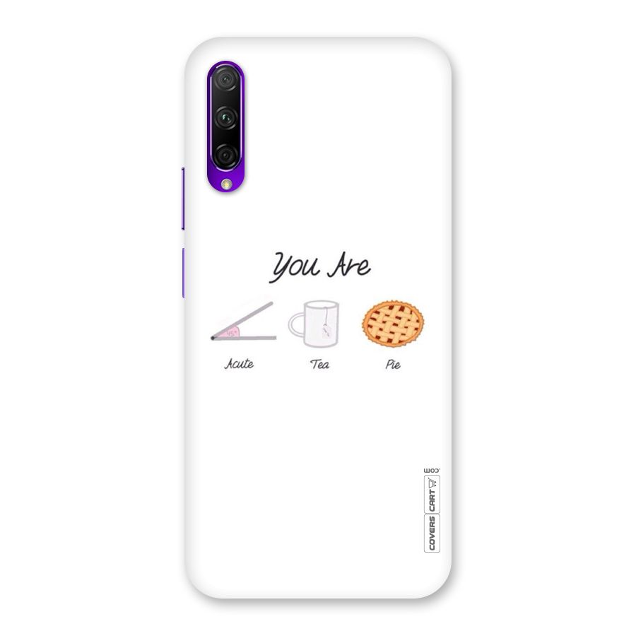 Acute Tea Pie Back Case for Honor 9X Pro