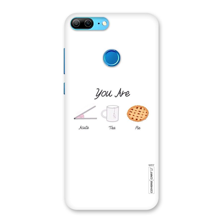 Acute Tea Pie Back Case for Honor 9 Lite