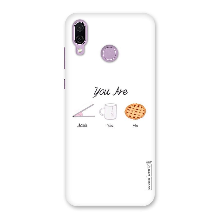 Acute Tea Pie Back Case for Honor Play