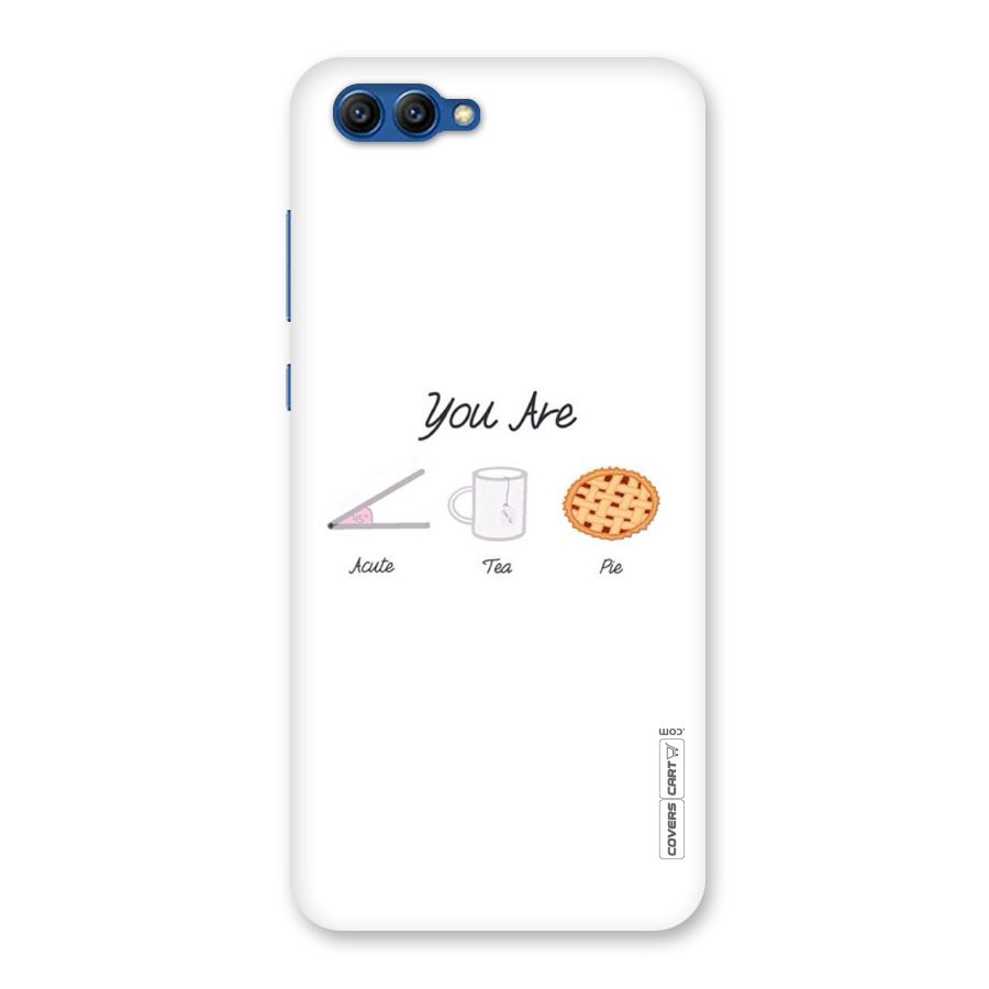 Acute Tea Pie Back Case for Honor View 10