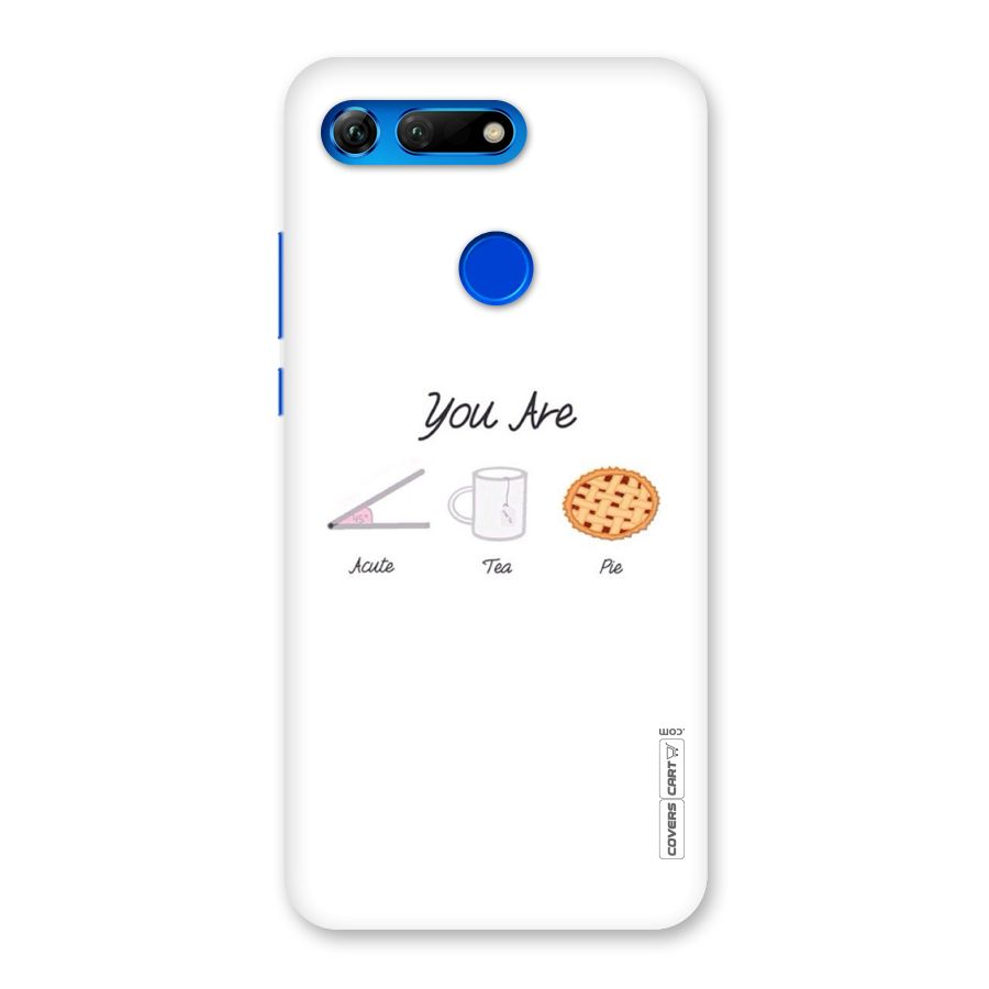 Acute Tea Pie Back Case for Honor View 20