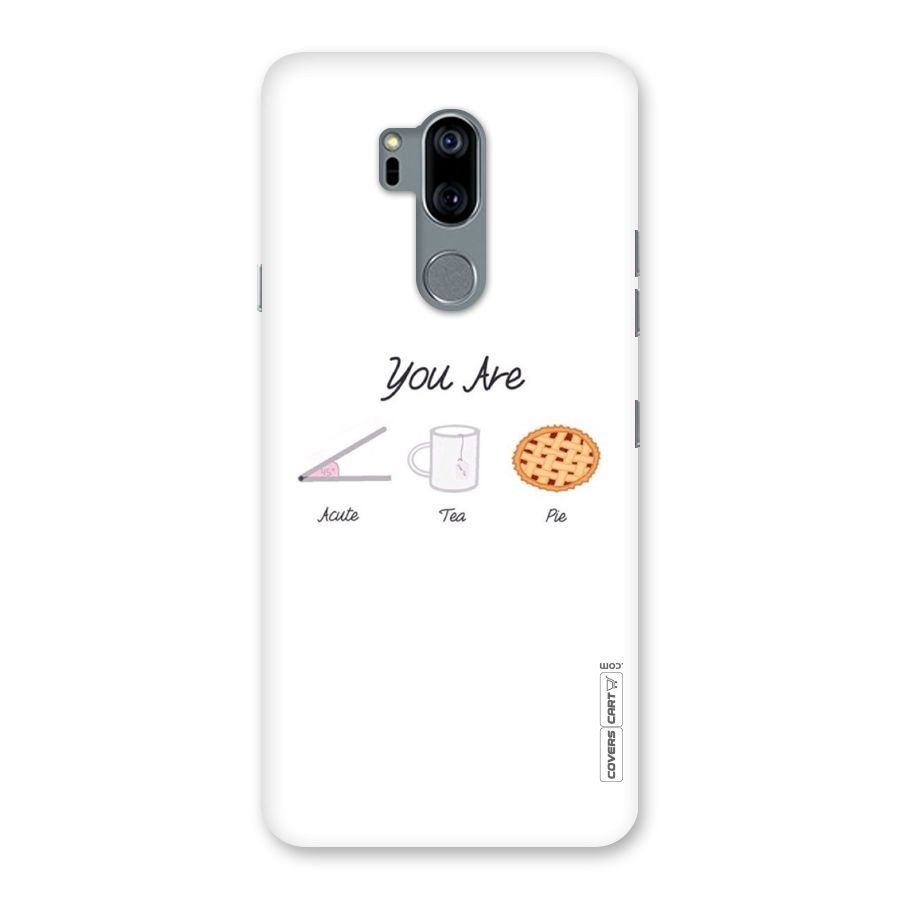 Acute Tea Pie Back Case for LG G7