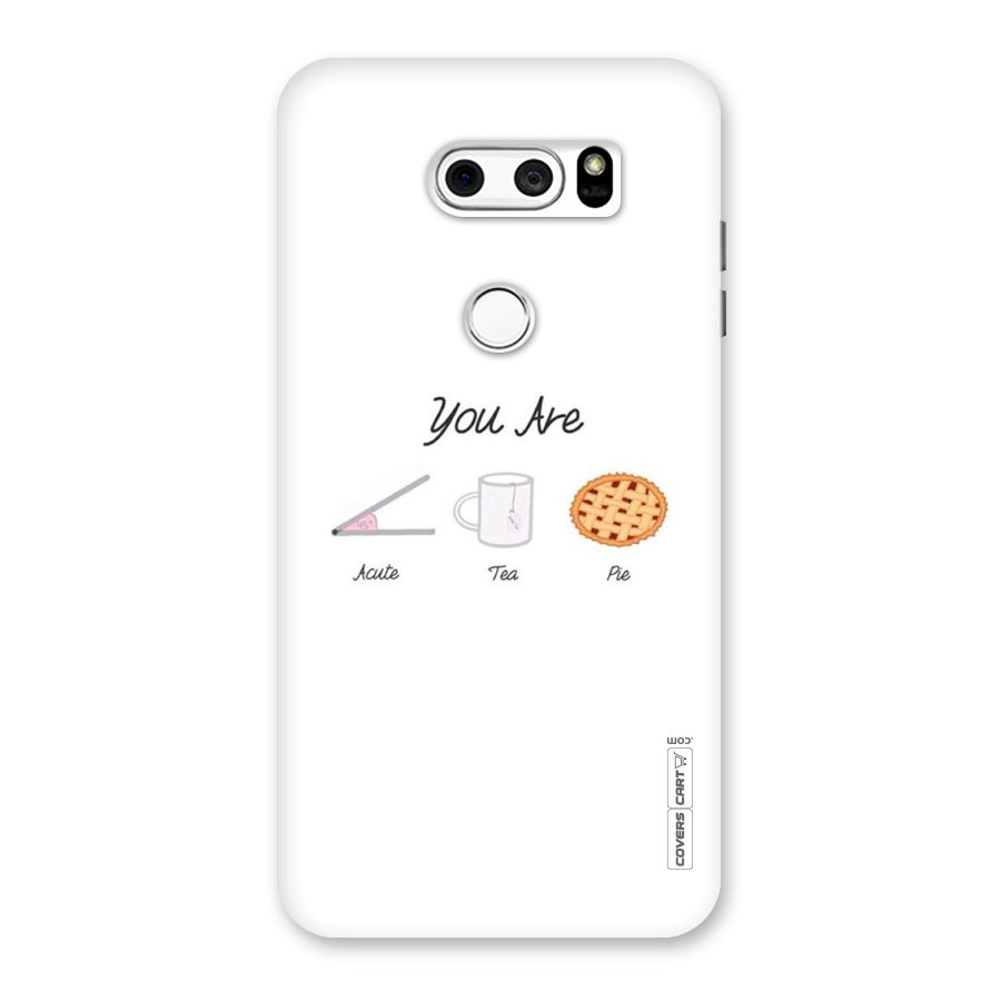 Acute Tea Pie Back Case for LG V30