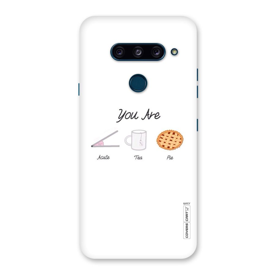 Acute Tea Pie Back Case for LG  V40 ThinQ
