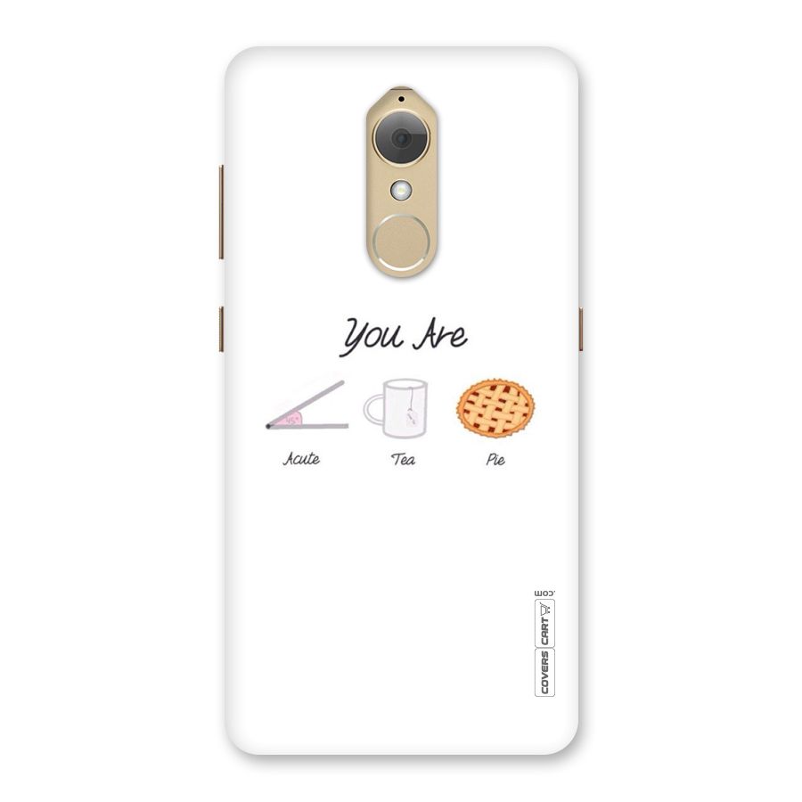 Acute Tea Pie Back Case for Lenovo K8