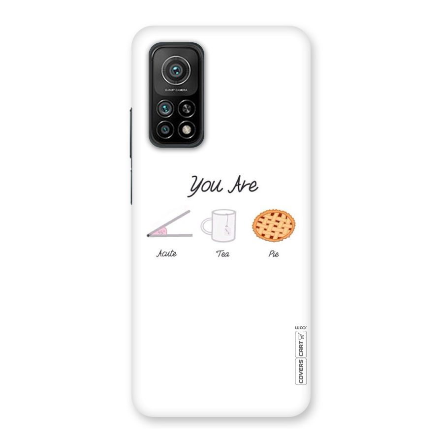 Acute Tea Pie Back Case for Mi 10T Pro 5G