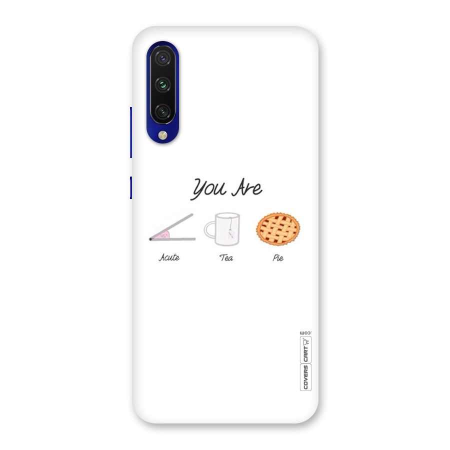 Acute Tea Pie Back Case for Mi A3