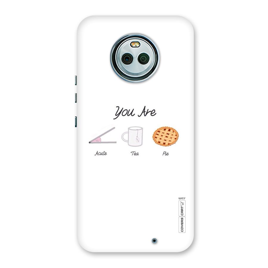 Acute Tea Pie Back Case for Moto X4