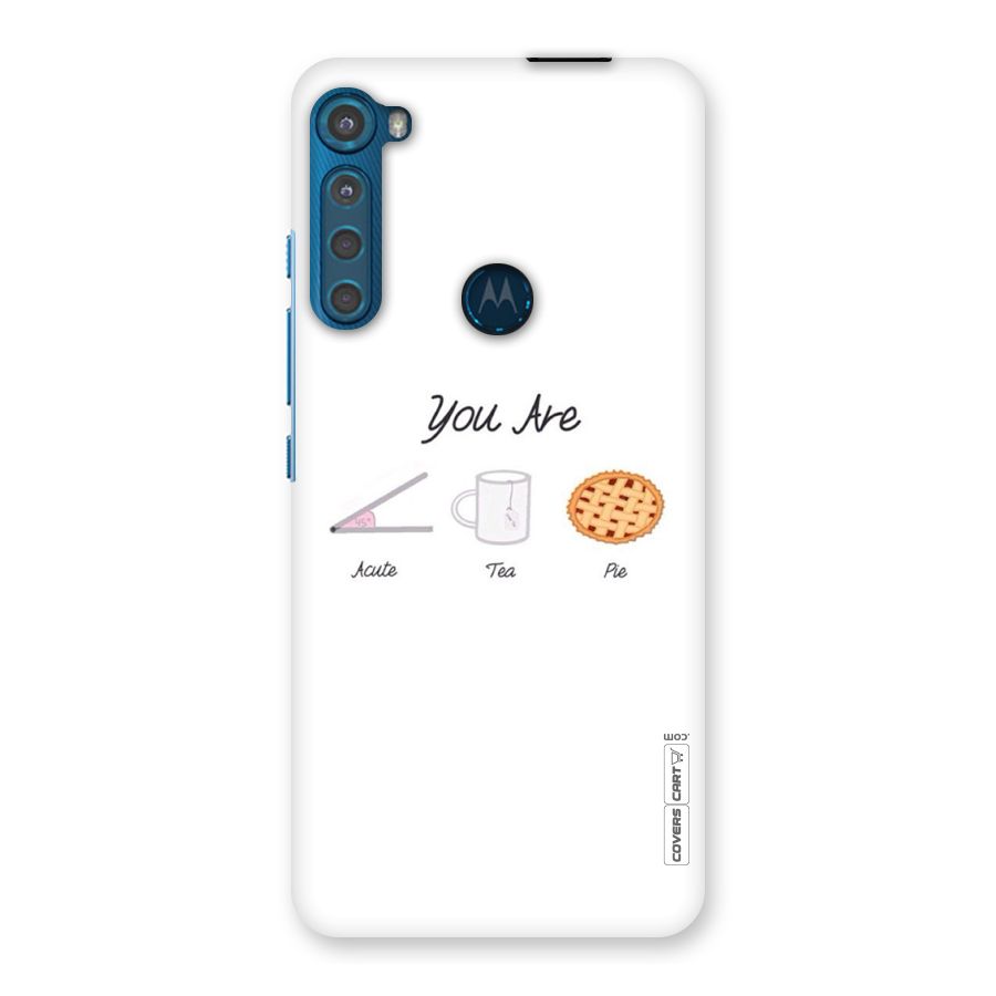 Acute Tea Pie Back Case for Motorola One Fusion Plus