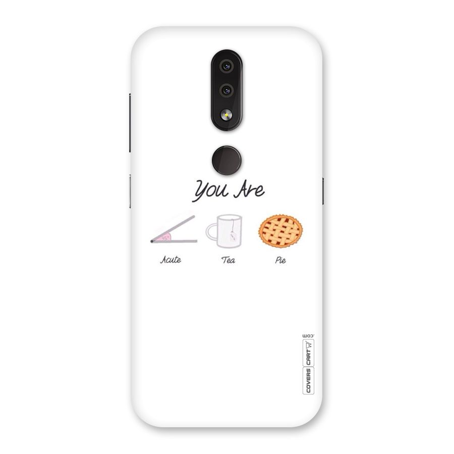 Acute Tea Pie Back Case for Nokia 4.2