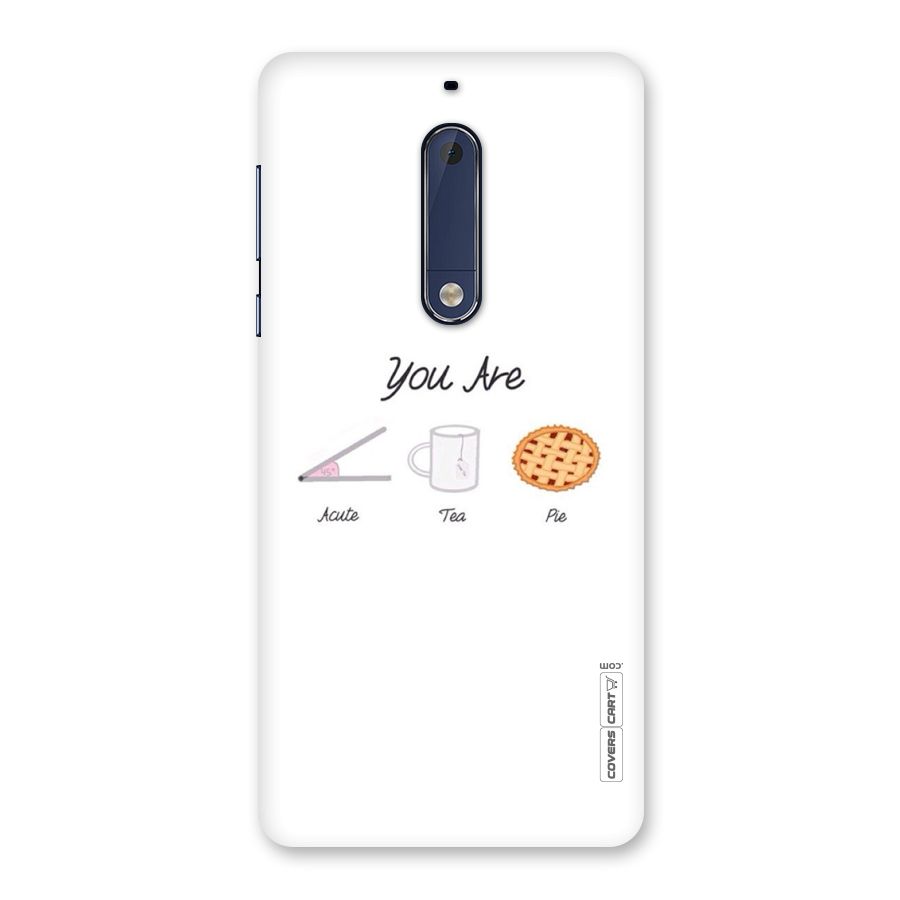 Acute Tea Pie Back Case for Nokia 5