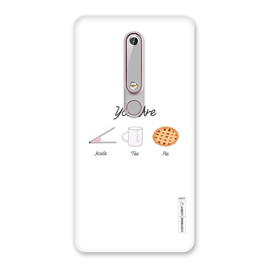Acute Tea Pie Back Case for Nokia 6.1