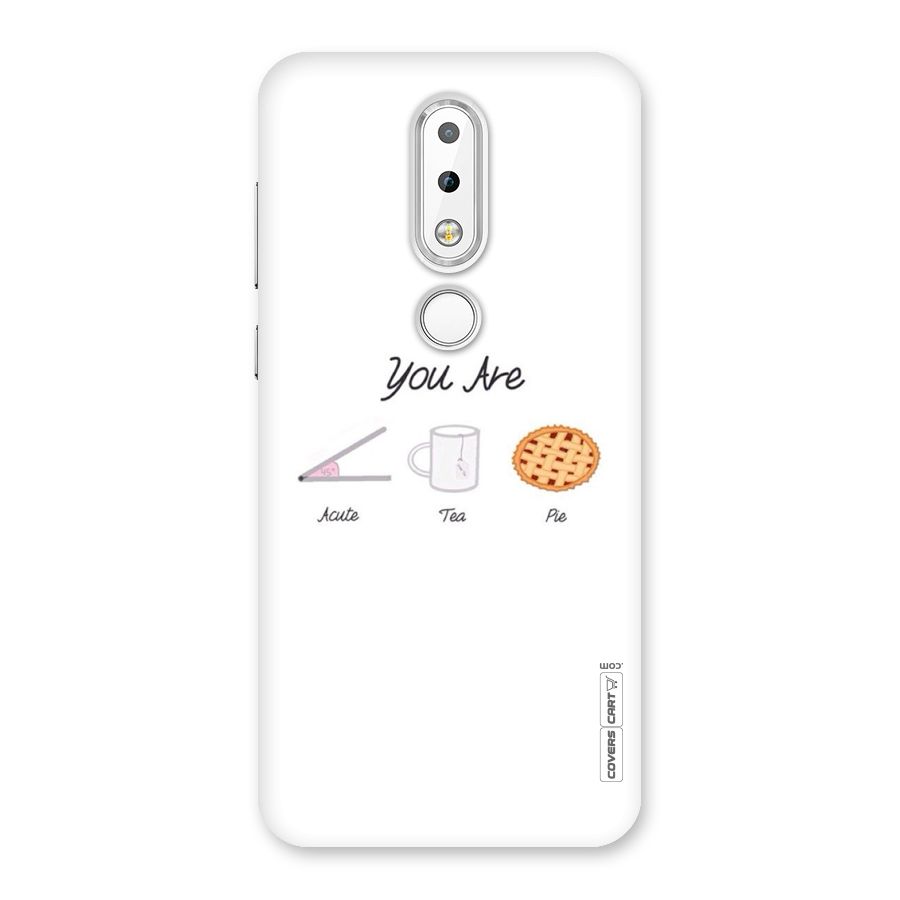 Acute Tea Pie Back Case for Nokia 6.1 Plus