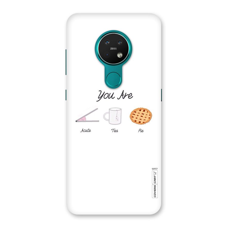 Acute Tea Pie Back Case for Nokia 7.2