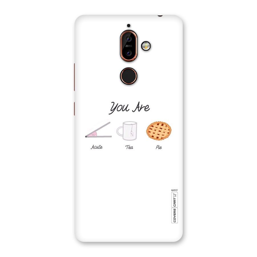 Acute Tea Pie Back Case for Nokia 7 Plus