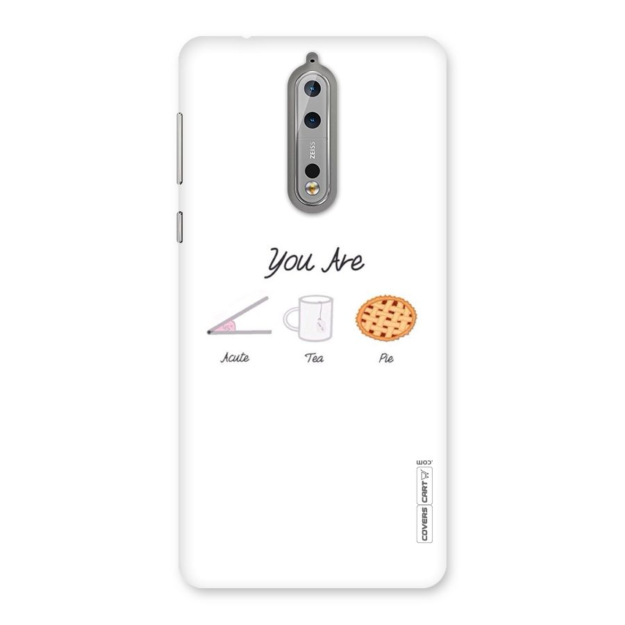 Acute Tea Pie Back Case for Nokia 8