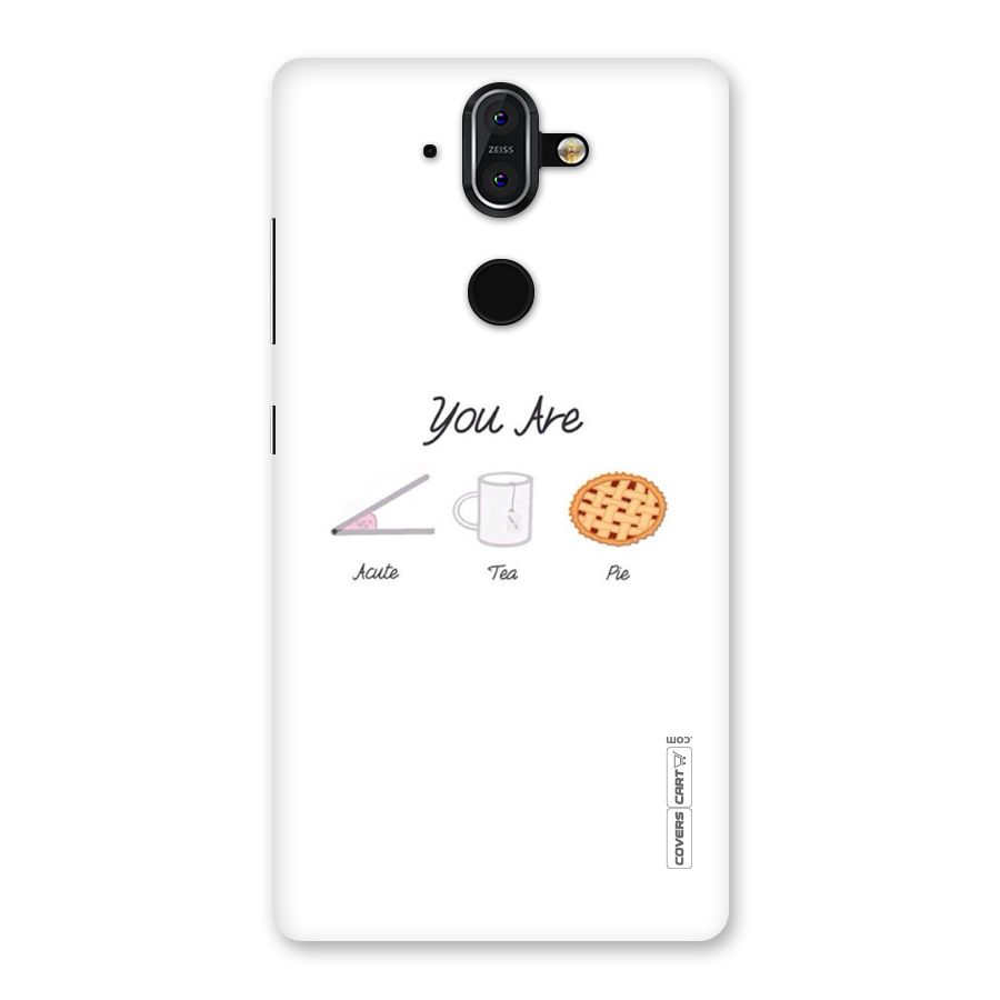 Acute Tea Pie Back Case for Nokia 8 Sirocco