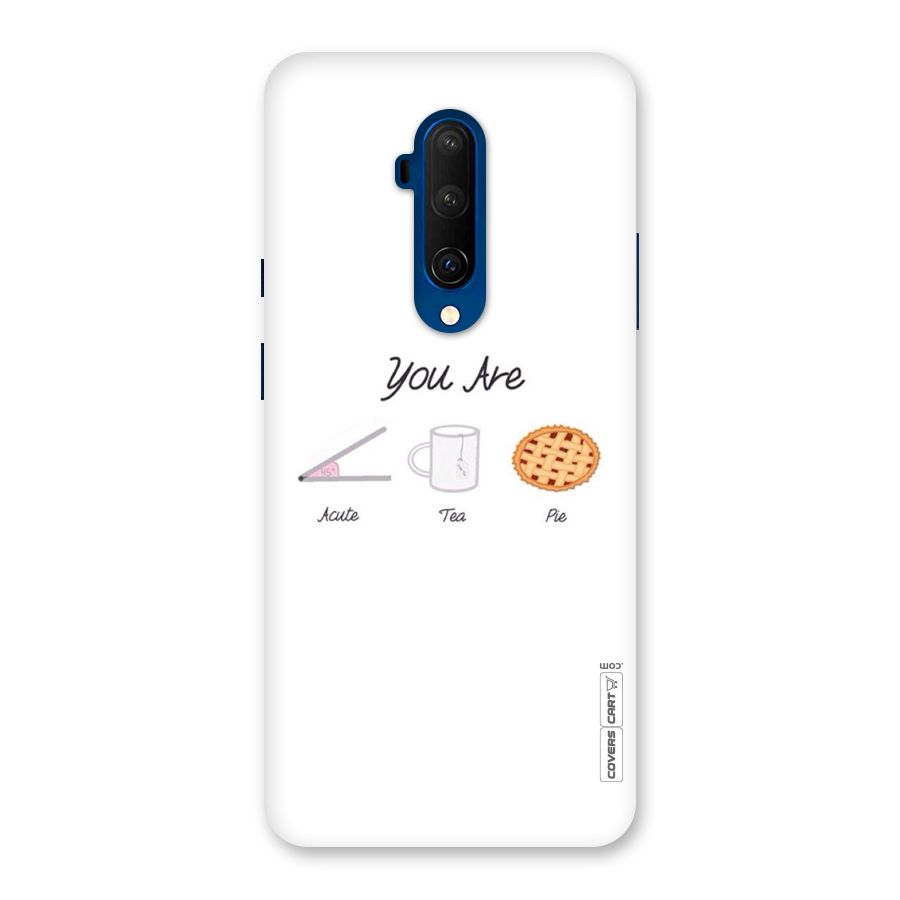 Acute Tea Pie Back Case for OnePlus 7T Pro