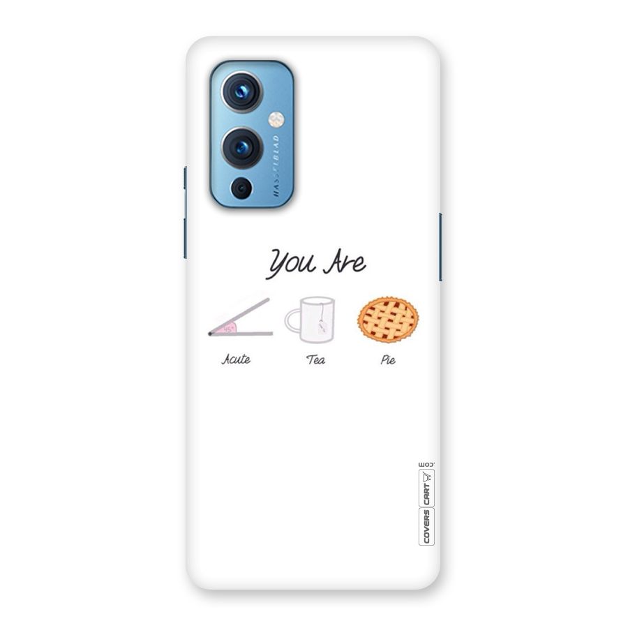 Acute Tea Pie Back Case for OnePlus 9