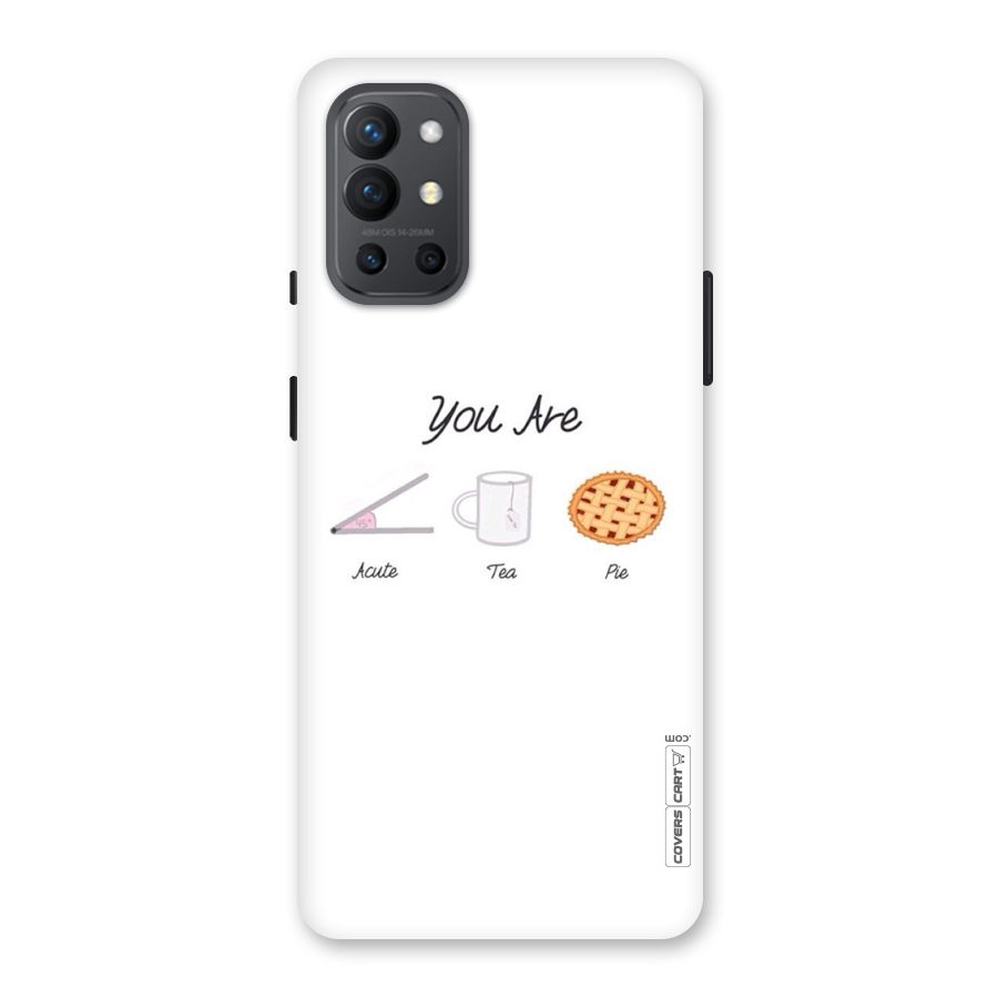 Acute Tea Pie Back Case for OnePlus 9R
