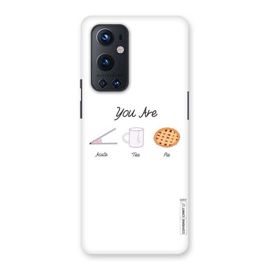 Acute Tea Pie Back Case for OnePlus 9 Pro