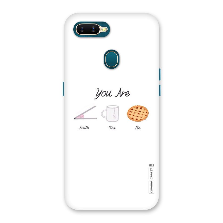Acute Tea Pie Back Case for Oppo A11k