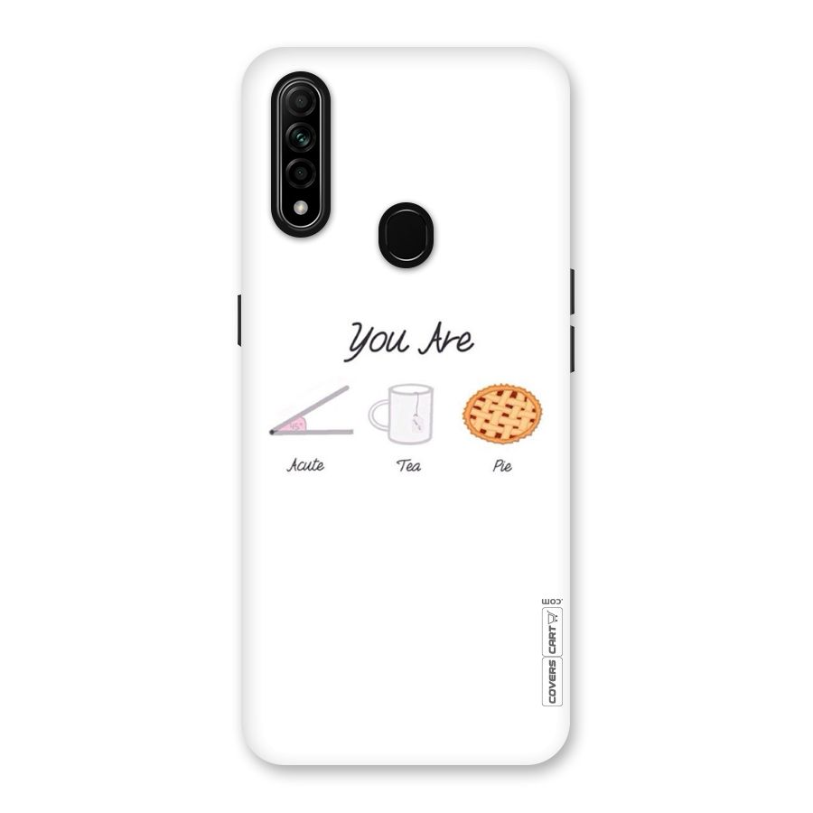 Acute Tea Pie Back Case for Oppo A31