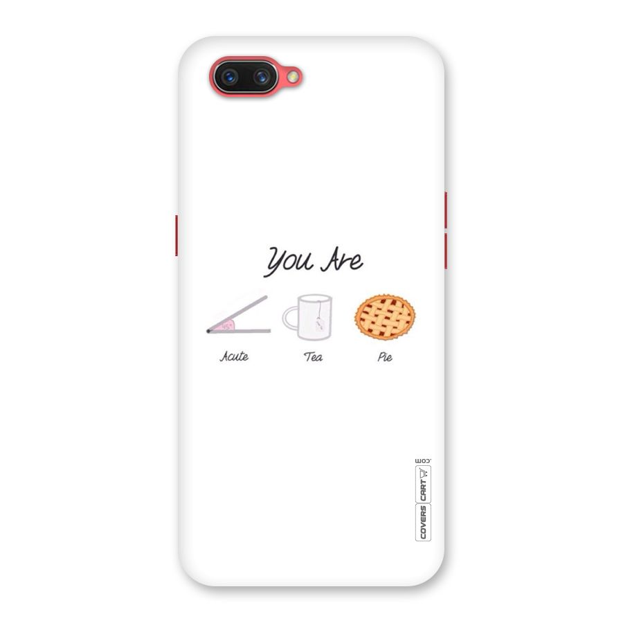 Acute Tea Pie Back Case for Oppo A3s