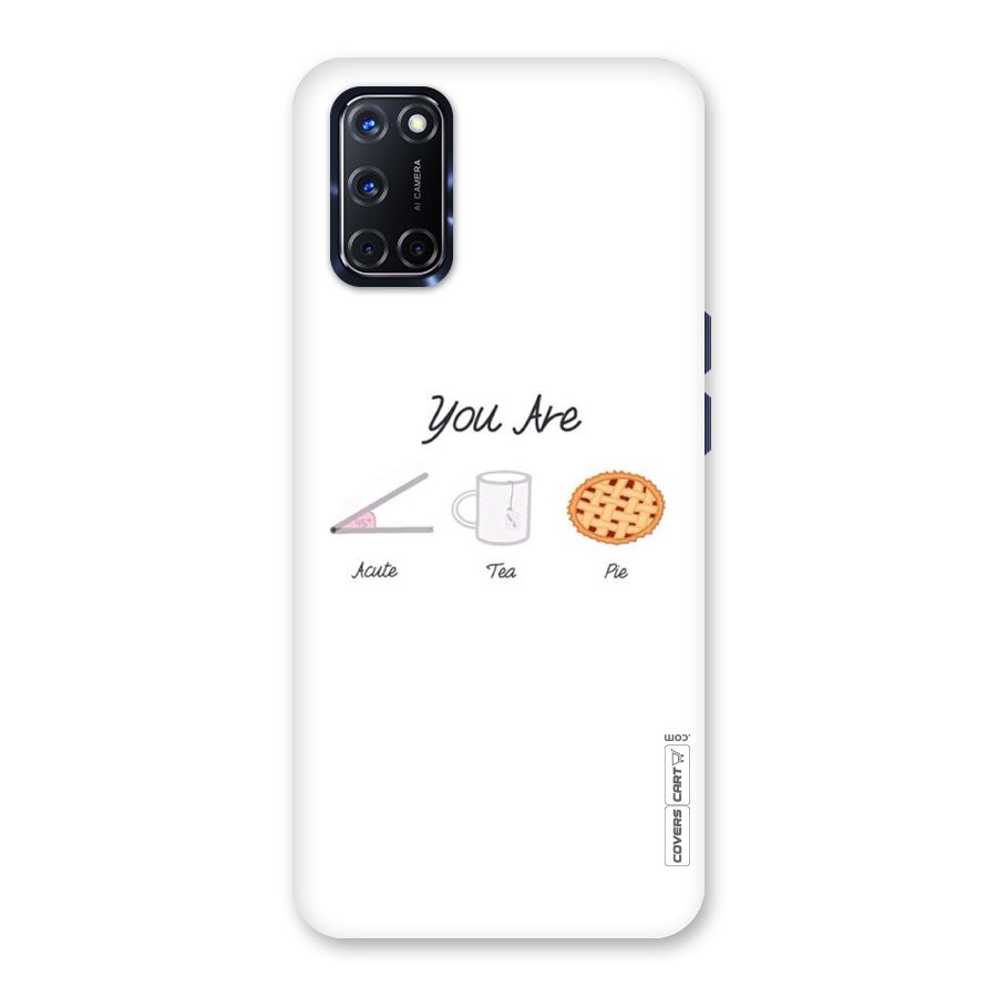 Acute Tea Pie Back Case for Oppo A52