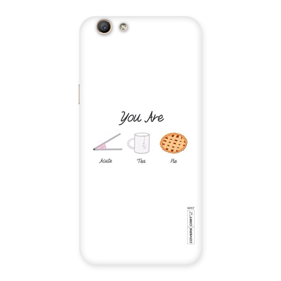 Acute Tea Pie Back Case for Oppo A59