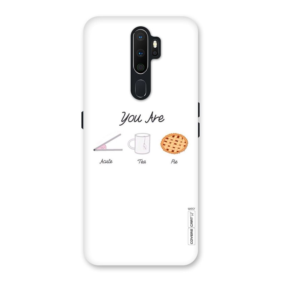 Acute Tea Pie Back Case for Oppo A5 (2020)