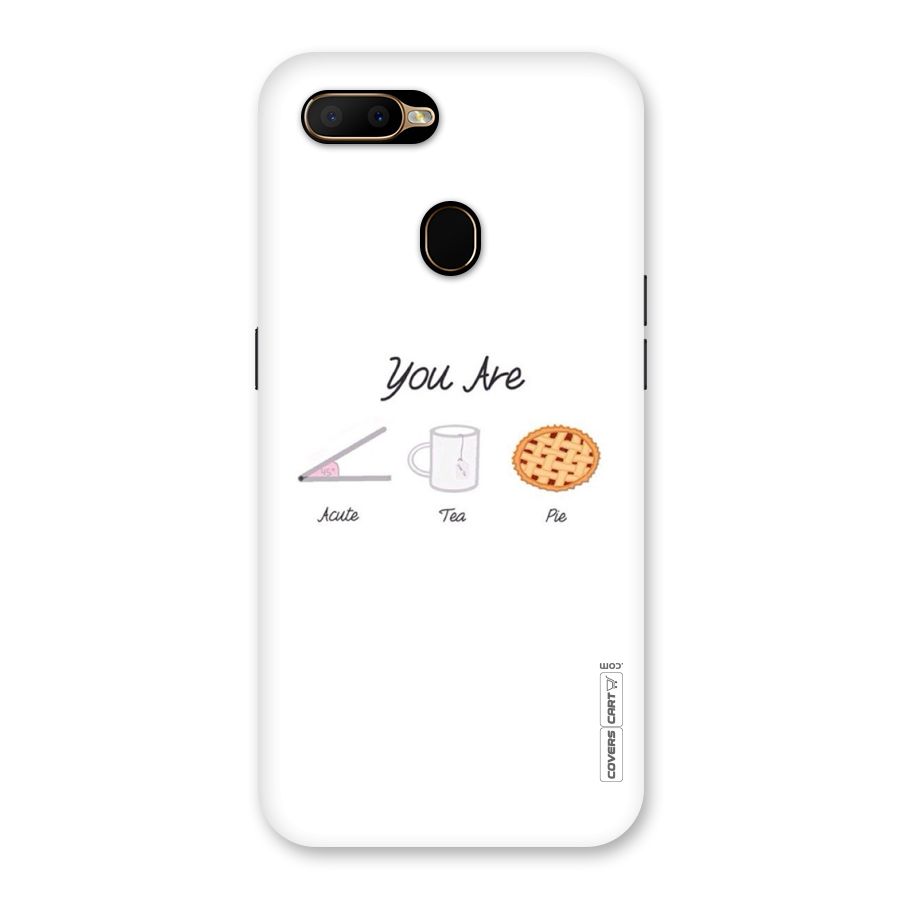 Acute Tea Pie Back Case for Oppo A5s