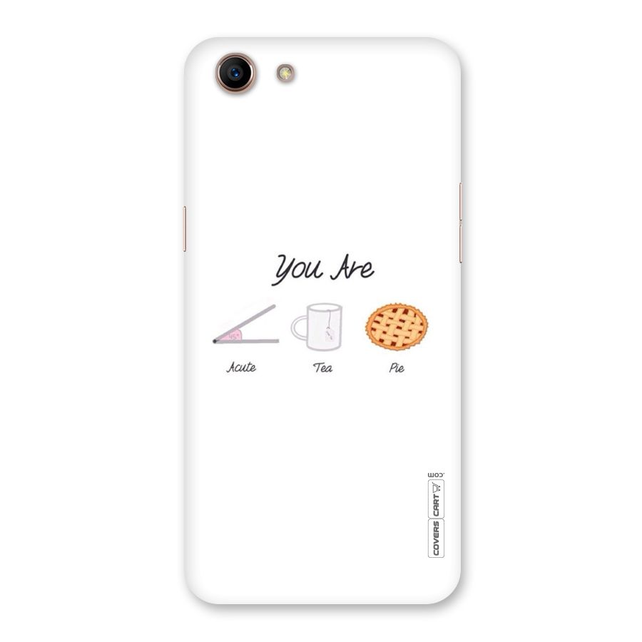 Acute Tea Pie Back Case for Oppo A83 (2018)