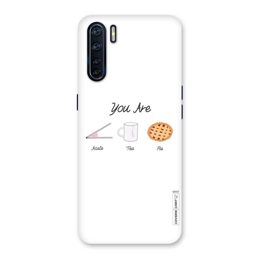Acute Tea Pie Back Case for Oppo F15